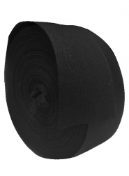 Taśma bawełniana czarna 50 mm/0,5m