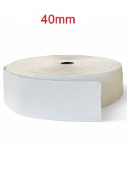 Guma tkana biała 40mm/1m.