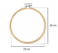 Tamborek bambusowy 20 cm