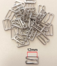 Metalowy haczyk do ramiączek 12mm 8szt./srebrny