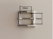 Klamra metalowa srebrna do paska 16mm/2szt.