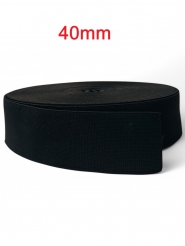 Guma tkana czarna 40mm/1m.