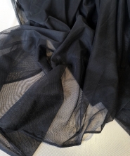 Tiul czarny gładki tkanina 160cm/0,5m.